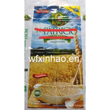 Sac tissé de 25lbs pp pour des haricots / grains